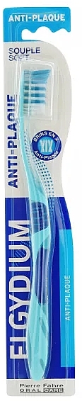 Anti-Plaque Toothbrush Soft, blue - Elgydium Anti-Plaque Soft Toothbrush — photo N1