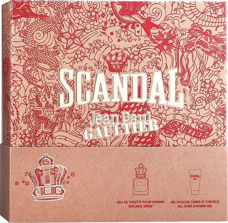 Jean Paul Gaultier Scandal Pour Homme - Set (edt/50ml + sh/gel/75ml) — photo N1