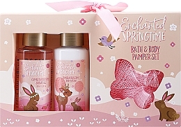 Fragrances, Perfumes, Cosmetics Enchanted Springtime Set - Accentra Enchanted Springtime Bath And Body Pamper Set (sh/gel/100ml + b/lot/100ml + bath/sponge/1pcs)