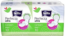 Perfecta Green Soft Ultra Pads, 2x10pcs - Bella — photo N1