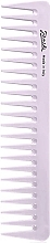 Fragrances, Perfumes, Cosmetics Wide-Toothed Comb, lilac - Janeke Supercomb Wide Teeth Lilac Fluo