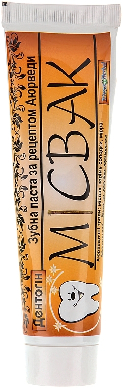 Ayurvedic Herbs Toothpaste "Miswak" - Triuga — photo N1