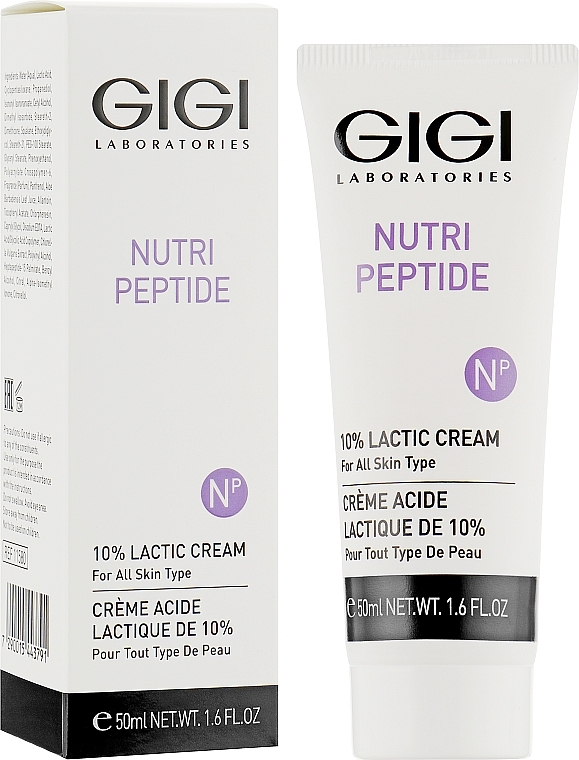 Cooling Cream with 10% Lactic Acid - Gigi Nutri-Peptide 10% Lactic Cream — photo N2