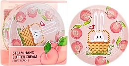 Fragrances, Perfumes, Cosmetics Steam Hand Cream "Soft Peach" - SeaNtree Steam Hand Butter Cream Soft Peach Bunny