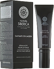 Fragrances, Perfumes, Cosmetics Active Serum from First Signes of Aging - Natura Siberica Caviar Collagen