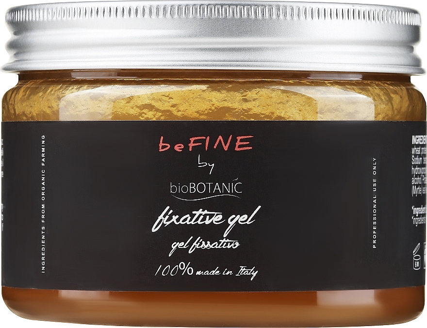 Fixative Styling Gel - BioBotanic BeFine Fixattive Gel — photo N3