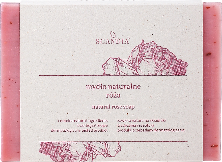 Soap "Rose" - Scandia Cosmetics — photo N1
