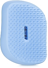 Compact Hair Brush - Tangle Teezer Compact Styler Sky Blue Delight Chrome — photo N2