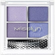 Fragrances, Perfumes, Cosmetics Eyeshadow - Misslyn Quattro Powder Eyeshadow