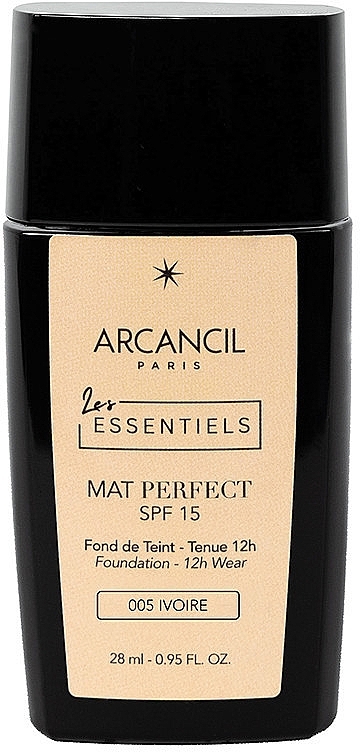 Foundation - Arcancil Paris Les Essentiels Mat Perfect Foundation SPF15 — photo N1