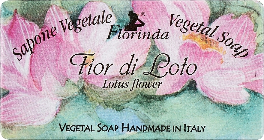 Natural Soap "Lotus Flower" - Florinda Sapone Vegetale Vegetal Soap Lotus Flower — photo N1