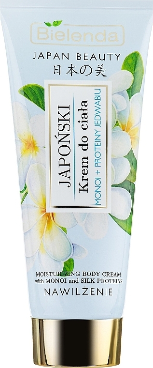 Body Cream "Monoi Oil + Silk Proteins" - Bielenda Japan Beauty Moisturizing Body Cream — photo N1