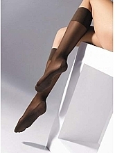 Relax Knee Socks 20 Den, naturale - Mona — photo N1