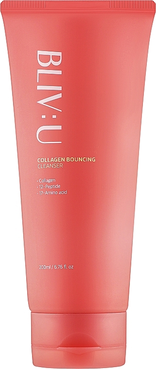 Collagen Face Cleansing Foam - Bliv:U Collagen Bouncing Cleanser — photo N1