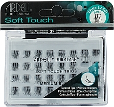 Fragrances, Perfumes, Cosmetics Flase Lashes - Ardell Soft Touch Trio Individuals Medium Black