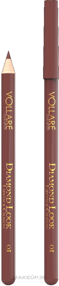 Lip Pencil - Vollare Diamond Look Lipstick Crayon — photo 01 - Dirty Rose