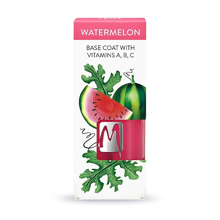 Watermelon Base Coat - Moyra Nail Care Base Coat Watermelon — photo N1