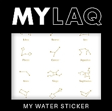 Fragrances, Perfumes, Cosmetics Zodiac Signs False Nails - MylaQ My Water Sticker