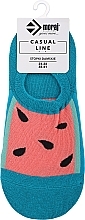 Fragrances, Perfumes, Cosmetics Women Socks 'Fruit', blue - Moraj Casual Line