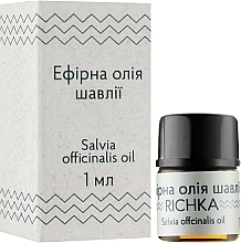 Fragrances, Perfumes, Cosmetics Sage Essential Oil - Richka Salvia Officinalis Oil