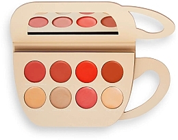 Face & Lip Makeup Palette - Makeup Revolution X Nikki Lilly Coffee Cup Cream Face & Lip Palette — photo N8