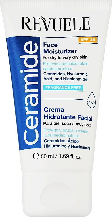 Moisturizing face cream - Revuele Ceramide Face Moisturizer SPF25 — photo N1