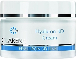 Ultra Moisturizing Cream with Three Types of Hyaluronic Acid - Clarena Hyaluron 3D Cream — photo N1