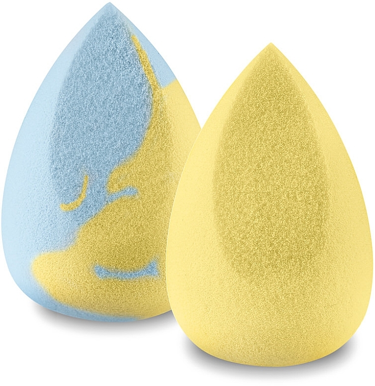 Makeup Sponge Set - Boho Beauty Bohomallows Lemon Sugar + Lemon Cut (sponge/2pcs) — photo N2