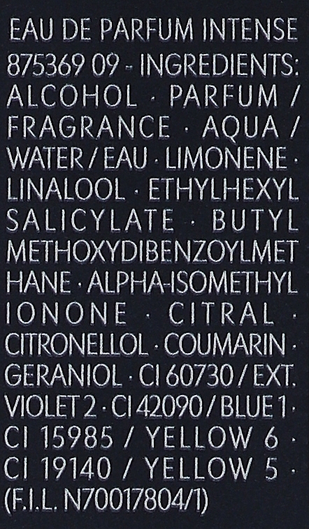 GIFT! Yves Saint Laurent Y Eau De Parfum Intense - Eau de Parfum (mini size) — photo N3