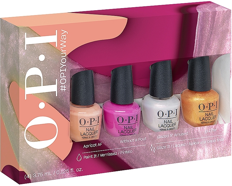 セット - OPI Spring 2024 Your Way Collection Nail Lacquer (nail/polish/4x3,75ml)	 — photo N4