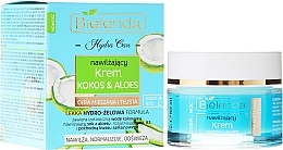 Fragrances, Perfumes, Cosmetics Coconut and Aloe Moisturising Cream for Combination and Oily Skin - Bielenda Hydra Care Moisturizing Face Cream Coconut and Aloe Vera