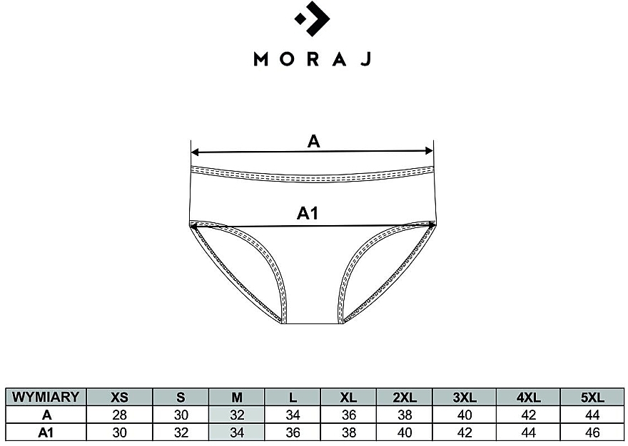 Women Bikini Panties with Lace BDM601-006, grey - Moraj — photo N2