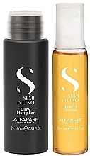 Fragrances, Perfumes, Cosmetics Set - Alfaparf Semi di Lino Cellula Madre Set (ampoule/13ml + concentrate/25ml)