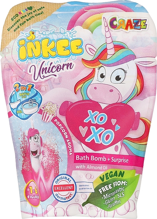 Bath Bomb with Surprise 'Magic Unicorn' - Craze Inkee Magical Unicorn Bath Bomb With Surprise — photo N1