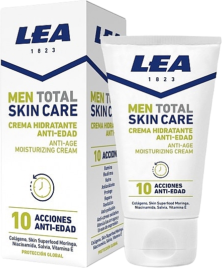 Moisturizing Anti-Aging Face Cream - Lea Men Total Skin Care Anti-Age Moisturizing Face Cream — photo N1