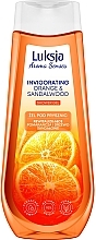 Fragrances, Perfumes, Cosmetics Orange & Sandal Shower Gel - Luksja Aroma Senses Invigorating Orange & Sandalwood Shower Gel
