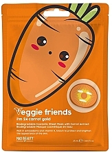 Carrot Face Mask - Mad Beauty Veggie Friends I'm 24 Carrot Gold — photo N1