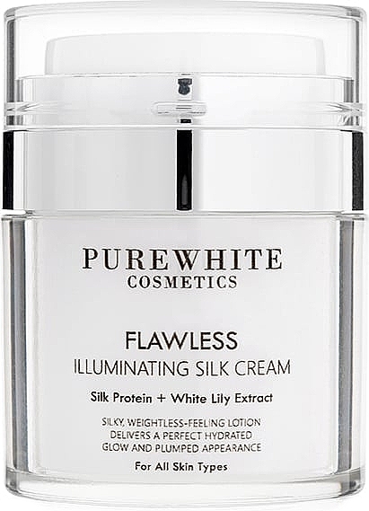 Illuminating Skin Cream - Pure White Cosmetics Flawless Illuminating Silk Cream — photo N1