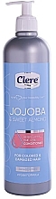 Fragrances, Perfumes, Cosmetics Nettle & Grapes Conditioner for Colored & Damaged Hair - Clere Jojoba & Sweet Almond Conditioner