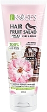 Rose, Chocolate & Yogurt Hair Mask - Nature of Agiva Roses Hair Fruit Salad Hair Mask — photo N1