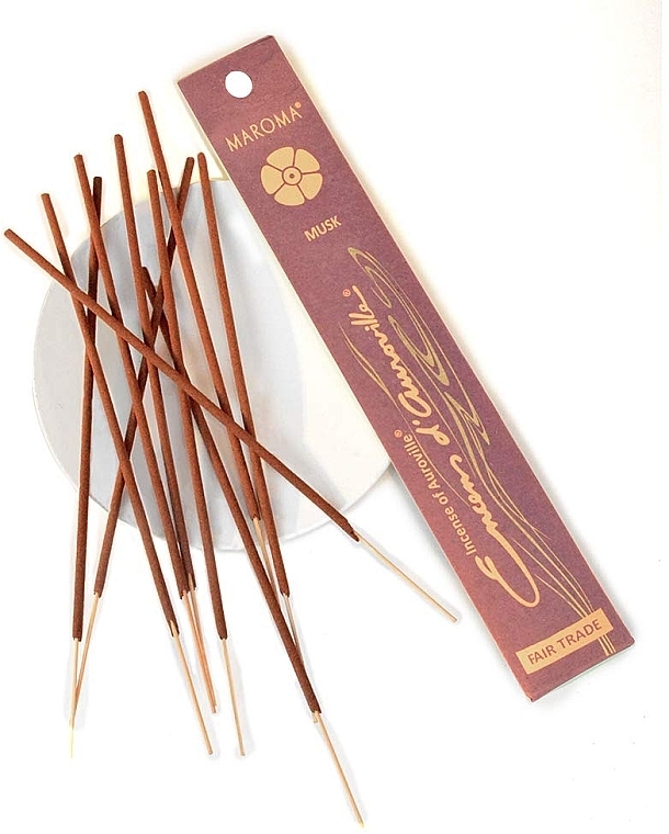 Musk Incense Sticks - Maroma Encens d'Auroville Stick Incense Musk — photo N4