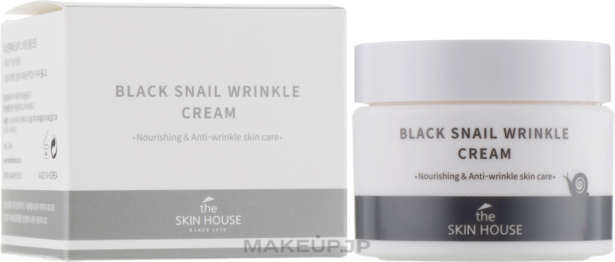 Nourishing Collagen & Black Snail Mucin Cream - The Skin House Black Snail Wrinkle Cream — photo 50 ml