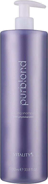 Blonde Hair Shampoo - Vitality's Purblond Glowing Shampoo — photo N1