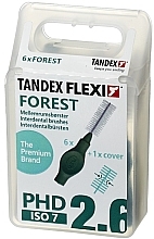 Fragrances, Perfumes, Cosmetics Interdental Brush, 1.2 mm, Green, Pack of 6 - Tandex Flexi Forest