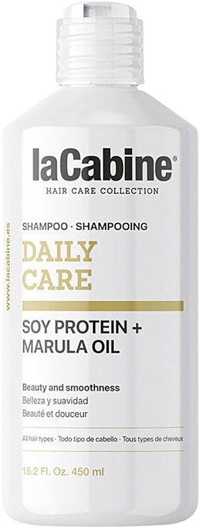 Shampoo for Daily Use - La Cabine Daily Care Shampoo Soy Protein + Marula Oil — photo N1
