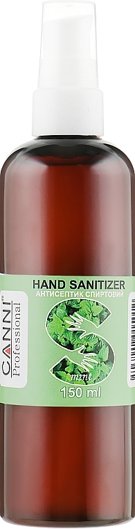 Antibacterial Hand and Nail Solution - Canni Hand Sanitizer Mint — photo N3