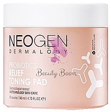 Fragrances, Perfumes, Cosmetics Moisturizing Probiotic Pads - Neogen Dermalogy Probiotics Relief Toning Pad