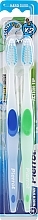 Fragrances, Perfumes, Cosmetics Toothbrush, hard, blue + green - Pierrot Active Tip