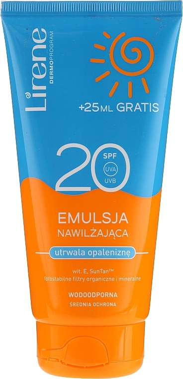 Sun Care Emulsion - Lirene Sun Care Emulsion SPF20 — photo N3