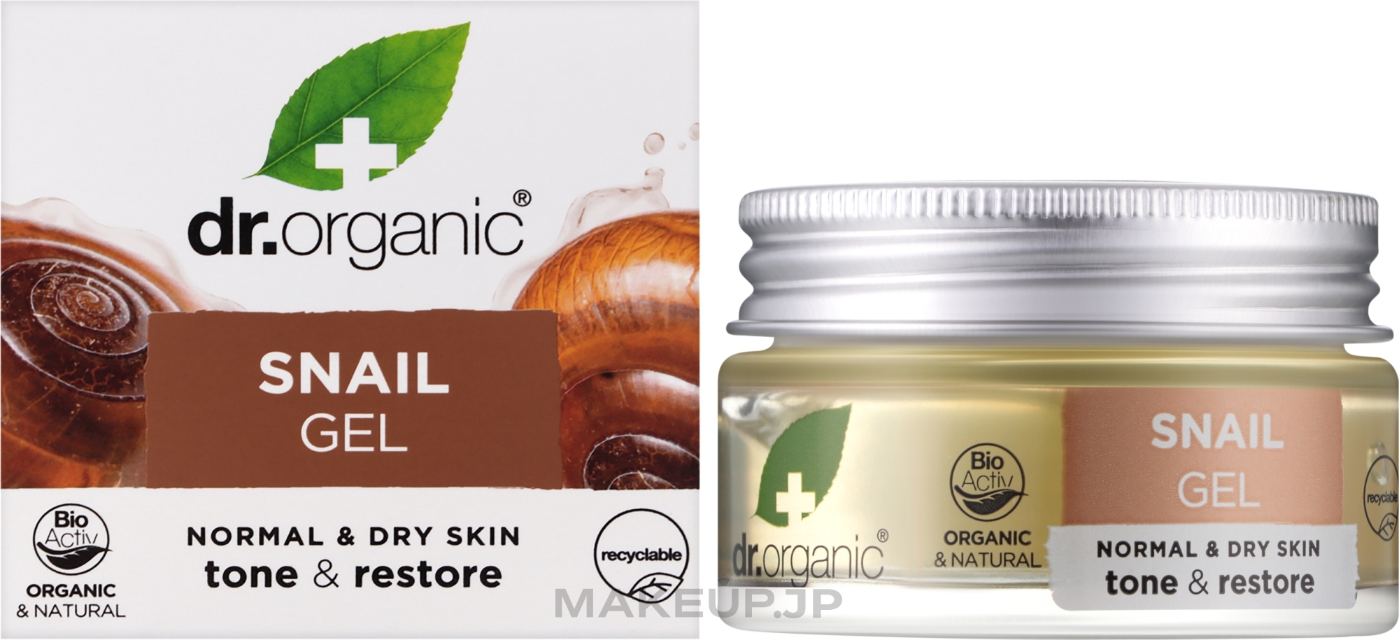 Snail Face & Body Gel - Dr. Organic Bioactive Skincare Snail Gel — photo 50 ml